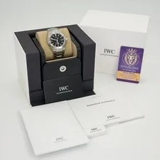 IWC Ingenieur Black Dial Stainless Complete Set - IW328901 2