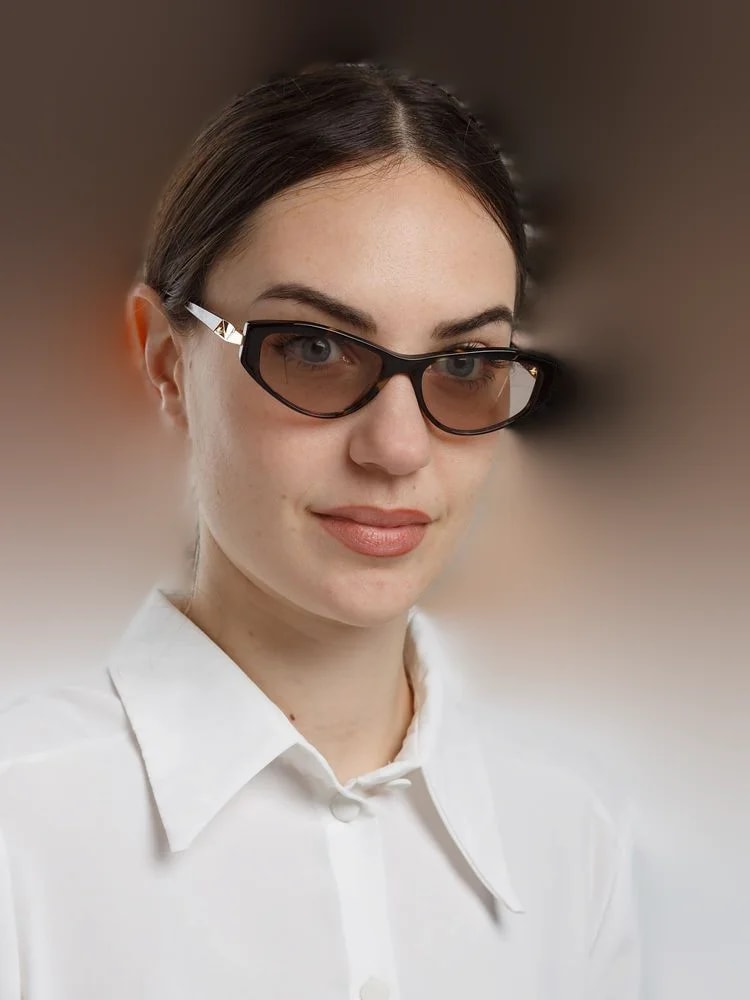 Hickmann Hi9303 Cat-Eye Acetate Sunglasses — Tortoise 4