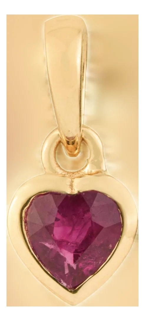 Victorian Heart-Cut Bezel Set Solitaire in — Jewelry — resale