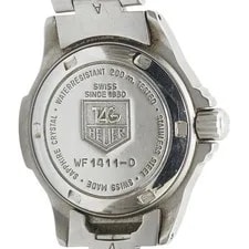 TAG Heuer 4000 Series WF1411 0 Quartz Gray Dial Stainless Steel TAG 4