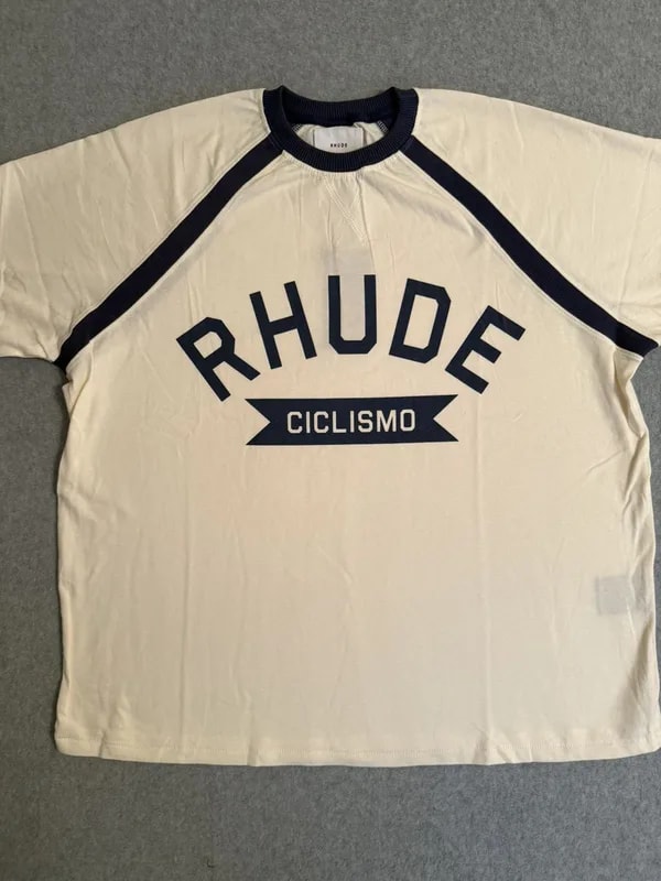 Rhude — Rhude Cicilismo T-Shirt With Logo — streetwear — resale