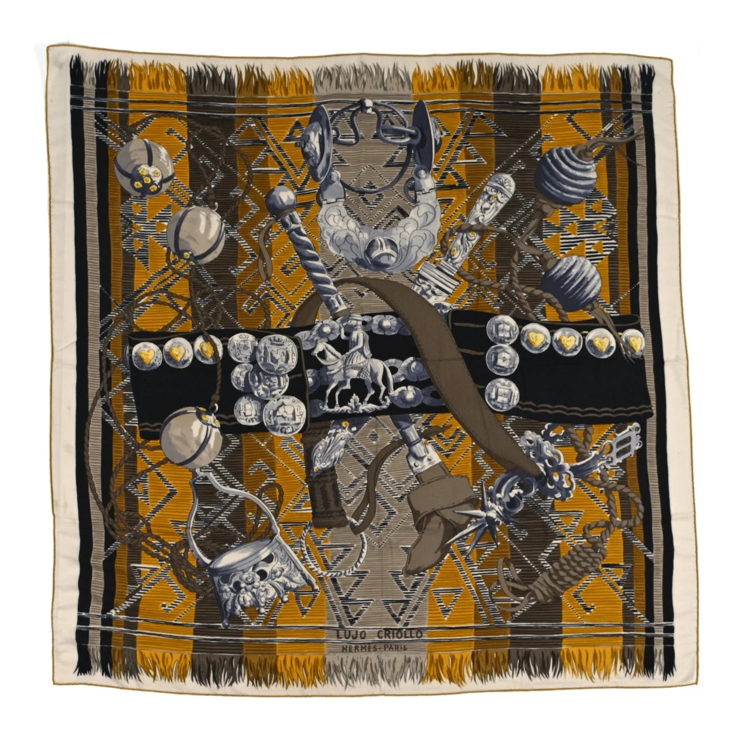 Hermès — Lujo Criollo Shawl 140 — Accessory — resale