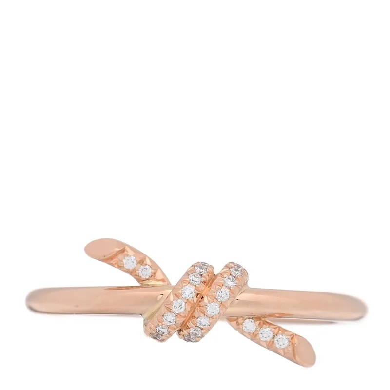 18K Rose Gold Small Knot 50 5.5 3