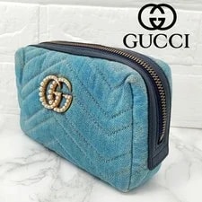 Gucci — Gucci GG Marmont Cosmetic Zip Closure Japan — Handbag — resale
