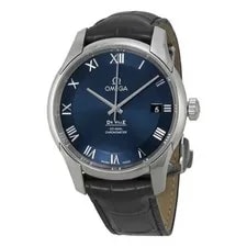 Omega de Ville Blue Dial Black Leather 431.13.41.21.03.001 3