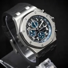 Audemars Piguet Royal Oak Offshore Chrono 42mm Steel Batman AP 26470ST Full Set 3