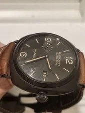 Panerai — Panerai Radiomir Black Seal 45mm Black Dial Brown Leather Manual Small Sec — Watch — resale