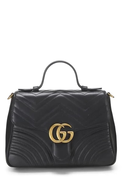 Gucci — GG Marmont Top Handle Flap Mini — Handbag — resale