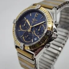 Breitling Sextant 80350 18K Bezel Chronograph Swiss Quartz 2