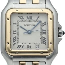 Cartier — Cartier Panthere W25028B6 Gold 27mm White Dial Quartz #LPW1725 — Watch — resale