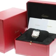Cartier — Cartier Santos-dumont SM WSSA0086 28mm SS Silver #C18545 — Watch — resale