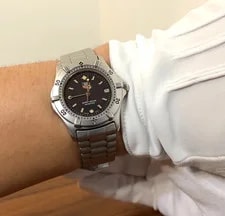 ▶ TAG Heuer Professional WE1210-R Black Dial Quartz Japan 4