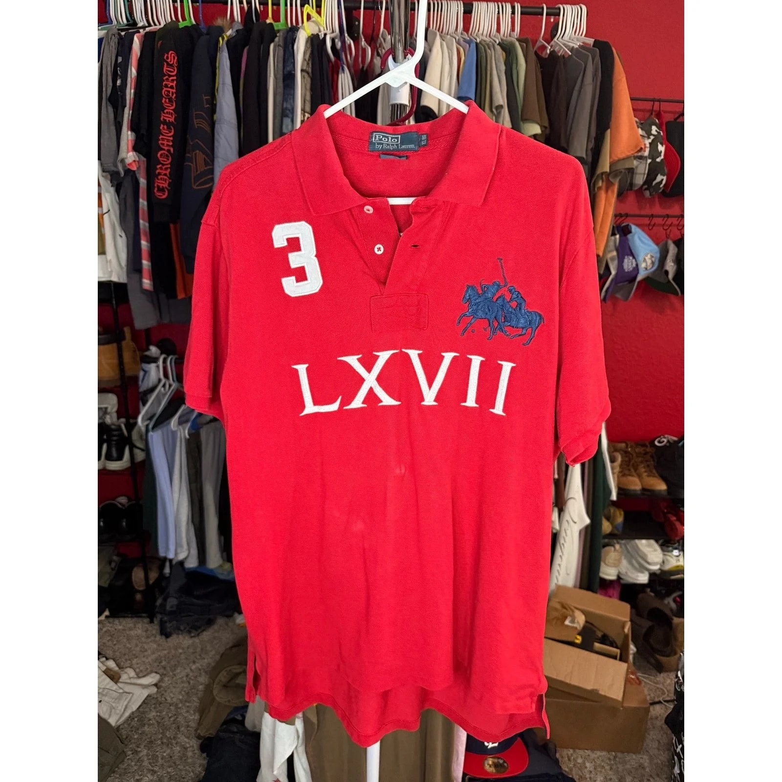 Polo Ralph Lauren — Polo Ralph Lauren “Lxvii” Polo Tee — streetwear — resale