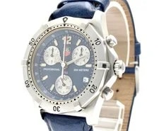 TAG Heuer — TAG Heuer Professional 2000 CK1112 Chronograph Blue Quartz Japan — Watch — resale