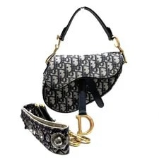 Dior — Christian Dior 2-Way Saddlebag Cotton, Cotton Free S... — Handbag — resale