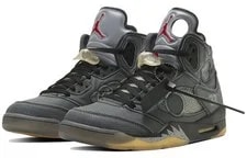 5 Retro SP X Off-White Mid Muslin - -001 3