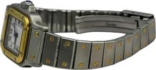 Cartier Stainless Steel & 18k Gold Santos 24mm Quartz 3