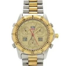 Tag Heuer — TAG Heuer Professional 2000 Series 265.406 Gold SS Quartz 1042 F — Watch — resale