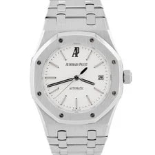 Audemars Piguet — Audemars Piguet Royal Oak White 39mm Stainless Steel Date 15300ST — Watch — resale