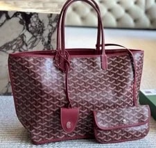 Goyard — Goyard With Printed Logo & – — Handbag — resale