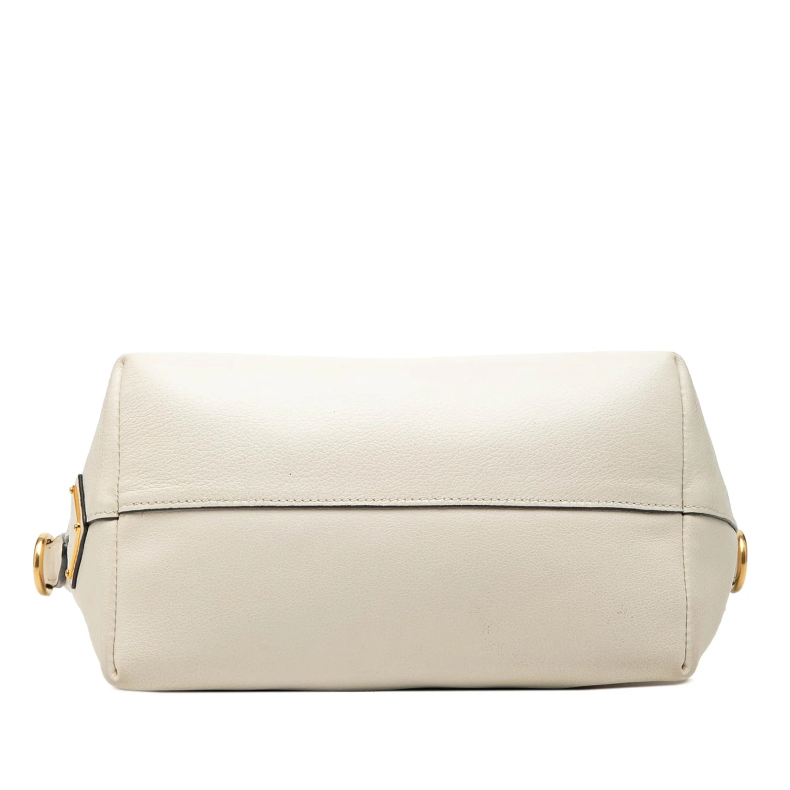 Small Embossed Glace Calf Logo Convertible Satchel 3