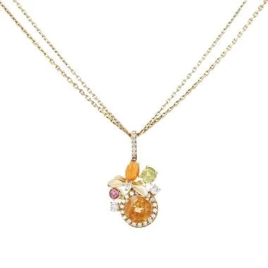 Chaume — Chaumet Attrape Moi Si Tu M'Aimes in Yellow Gold, Diamonds and Colored Stones — Jewelry — resale