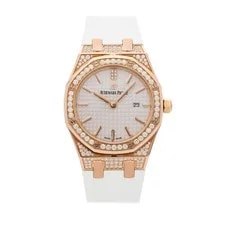 Audemars Piguet — Audemars Piguet Royal Oak Rose Gold Quartz 33mm Diamond 67652OR.ZZ.D011CR.01 — Watch — resale