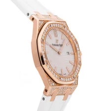 Audemars Piguet Royal Oak Rose Gold Quartz 33mm Diamond 67652OR.ZZ.D011CR.01 3