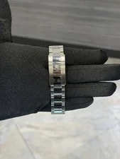 Rolex Datejust II Black Stick Dial on Oyster 116300 Complete 2015 3