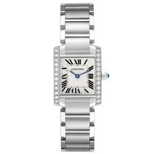 Cartier Tank Francaise Small Steel Diamond W4TA0008 Card 2
