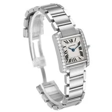 Cartier Tank Francaise Small Steel Diamond W4TA0008 Card 3