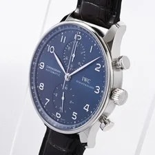 IWC Portugieser Chronograph IW371491 Watches / Blue Mechanical Automatic 2