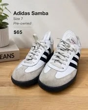 Adidas — Size 7 Adidas Samba Indoor Gum — Sneaker — resale