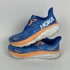 Hoka One Clifton 9 Shoes Coastal All Aboard Running Size 11.5 (D) 3