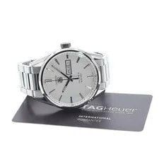 Tag Heuer — TAG Heuer Carrera Calibre 5 WAR201B.BA0723 41mm SS Silver #C12031 — Watch — resale