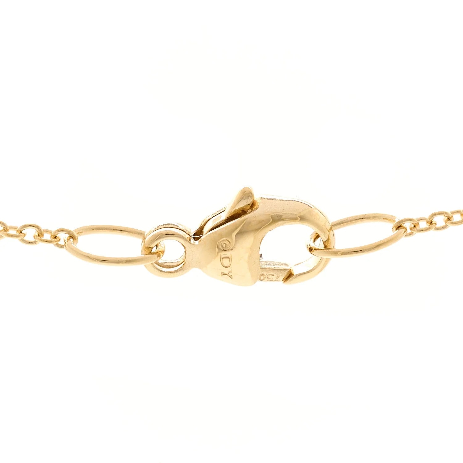 18K Yellow Gold Cable Heart 4