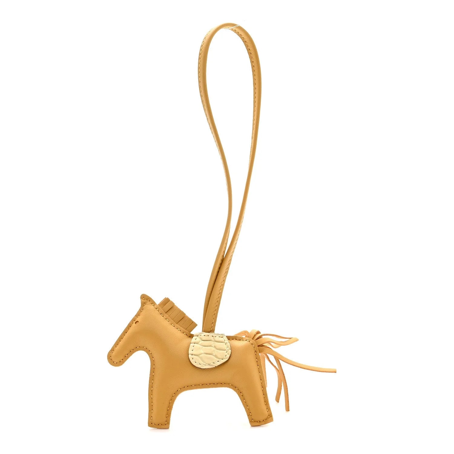 Hermès — Milo Matte Touch Grigri Rodeo Horse Bag Charm Paille Vanille — Accessory — resale