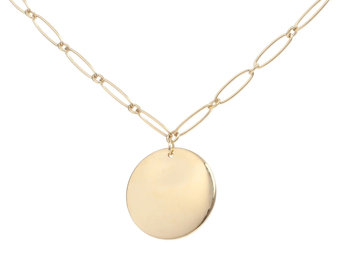 Tiffany & Co. — Tiffany & Co. Elsa Peretti 18K Yellow Gold Round Disc — Jewelry — resale