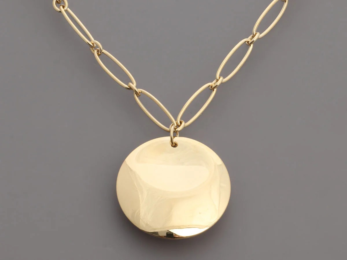 Tiffany & Co. Elsa Peretti 18K Yellow Gold Round Disc 3