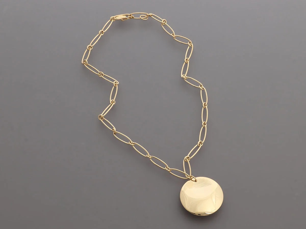 Tiffany & Co. Elsa Peretti 18K Yellow Gold Round Disc 4
