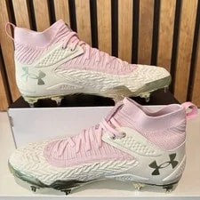 Under Armour Juan Soto 2025 Mothers Day PE Baseball Cleats Mets 3