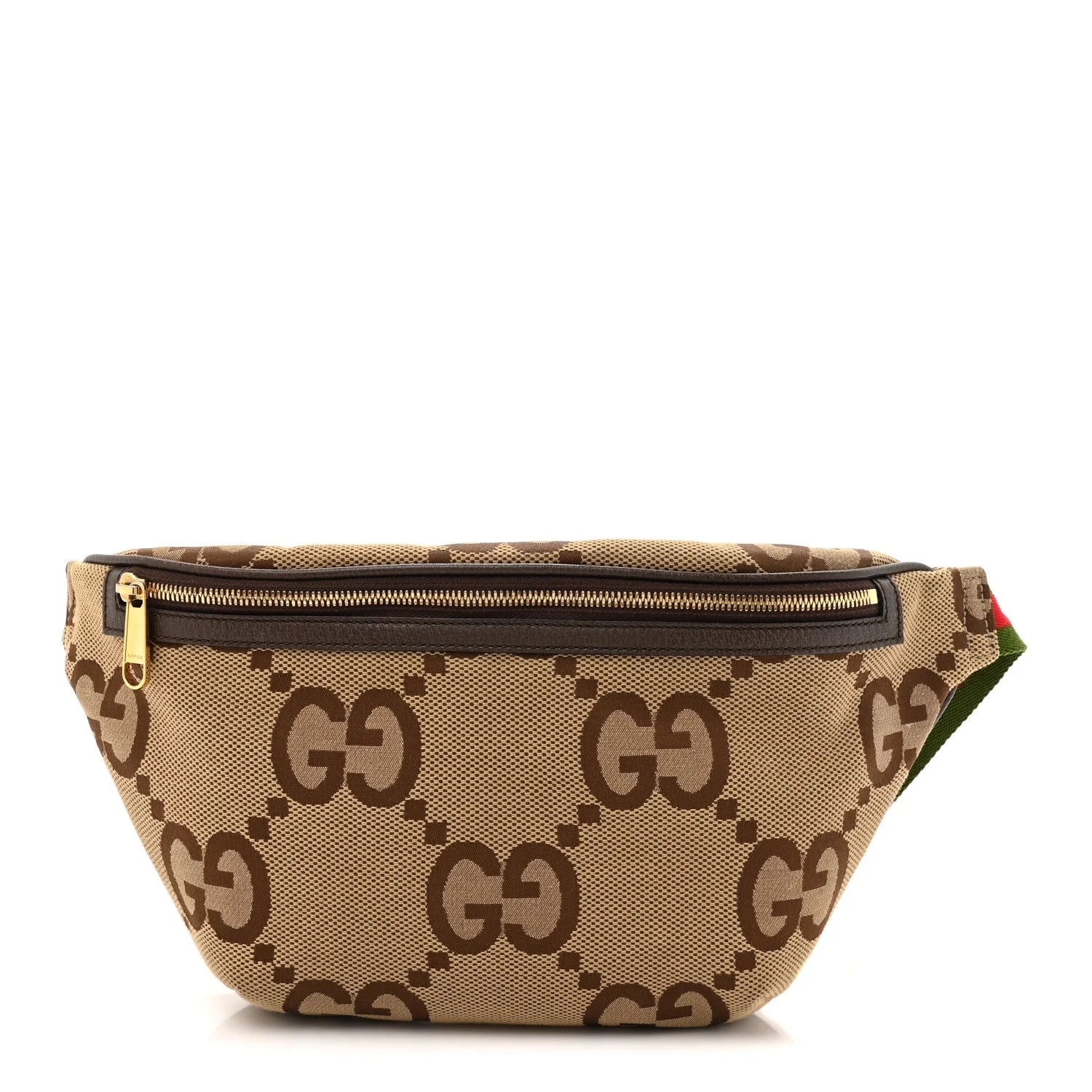 Jumbo GG Textured Dollar Web Belt New Acero