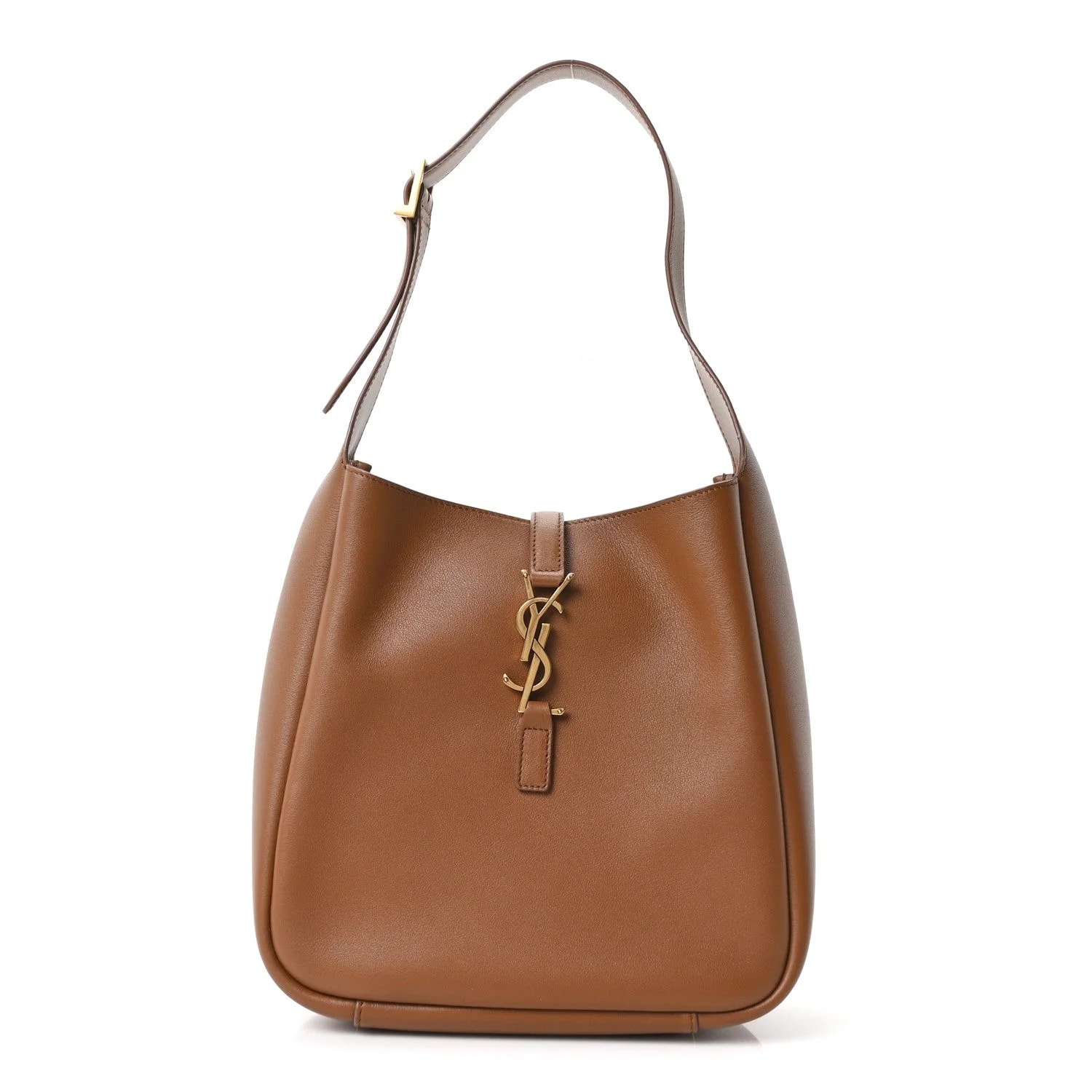 Saint Laurent — Smooth Small le 5 A 7 Soft Hobo Fox — Handbag — resale