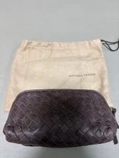 Bottega Veneta — Bottega Veneta Dark Pouch Understated and Timeless Elegance Italy — Handbag — resale