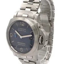Panerai Luminor Marina 1950 PAM01058 44mm Stainless Steel Blue Dial #KN225 2