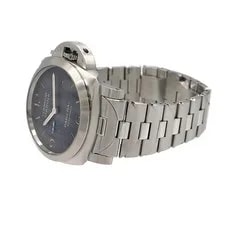 Panerai Luminor Marina 1950 PAM01058 44mm Stainless Steel Blue Dial #KN225 4