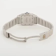Cartier Santos Galbee W20012C4 Ss×yg QZ Ivory-Face 1 Extra Link 4