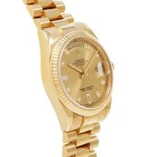 Rolex Day-Date 118238A 36mm Yellow Gold Champagne #WW6069 3
