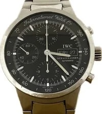 IWC GST Chronograph IW370708 Black 40mm Automatic Excellent A6149 3
