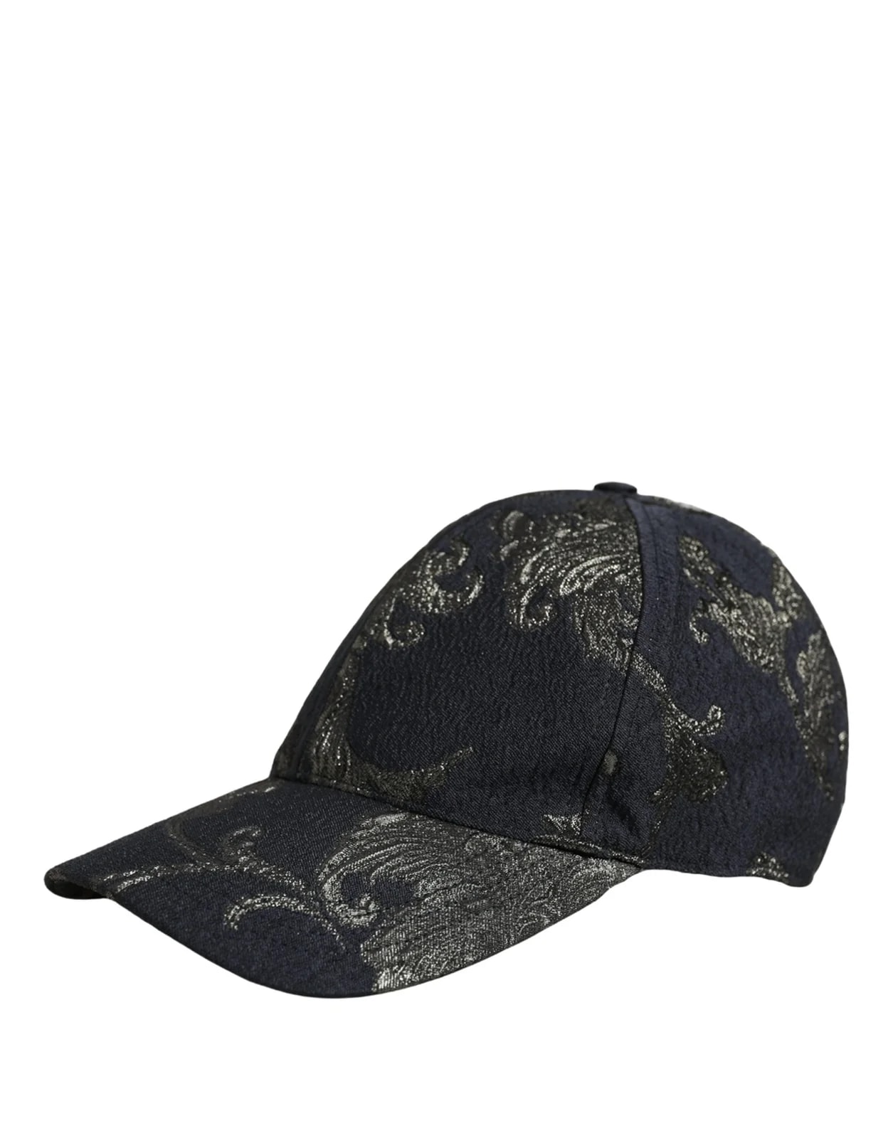 Dolce & Gabbana — Dolce & Gabbana Floral Barocco Cotton Baseball Cap Hat — Accessory — resale